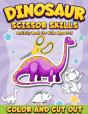 Dinosaur Scissor Skills Activity Book For Kids Ages 3-5 - Preview