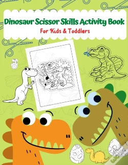 Capa do artigo Dinosaur Scissor Skills Activity Book For Kids & Toddlers