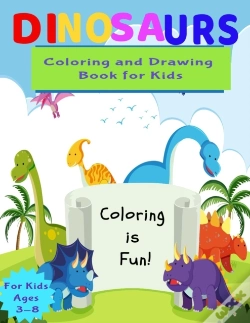 Capa do artigo Dinosaurs Coloring And Drawing Book For Kids