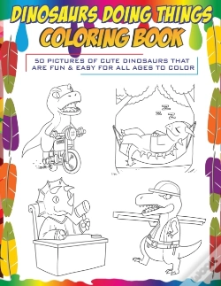 Capa do artigo Dinosaurs Doing Things Coloring Book