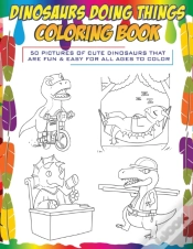 Capa do artigo Dinosaurs Doing Things Coloring Book