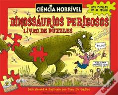 Dinossaurios Perigosos - Livro de Puzzles
