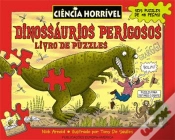 Capa do artigo Dinossaurios Perigosos - Livro de Puzzles