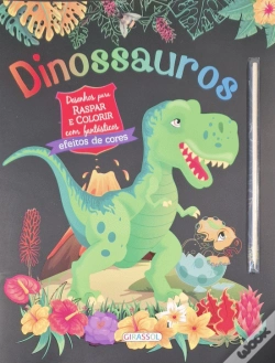 Capa do artigo Dinossauros - Desenhos para Raspar e Pintar