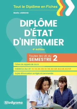 Capa do artigo Dipôme D'Etat D'Infirmier ; Toutes Les Ue Du Semestre 2 (4e Édition)