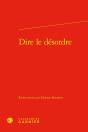 Dire Le Désordre - Preview
