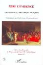 Dire L'Evidence ; Philosophie Et Rhetorique Antiques - Preview