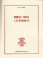 Direction Critorium - Preview