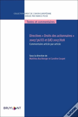Capa do artigo Directive Concernant L'Exercice De Certains Droits Des Actionnaires De Sociétés Cotées
