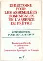 Directoire Pour Les Assemblées Dominicales En L'Absence De Prêtre - Preview