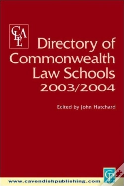 Capa do artigo Directory Of Commonwealth Law Schools 2003-2004
