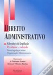 Capa do artigo Direito Administrativo - Colectânea de Legislação - Volume II - Adenda