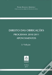 Capa do artigo Direito das Obrigações - Programa 2010/2011 - Apontamentos