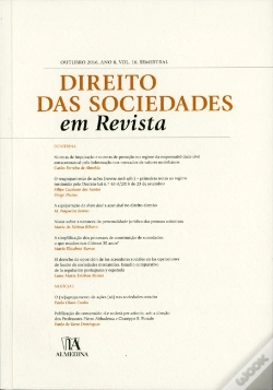 Capa do artigo Direito das Sociedades em Revista Ano 8