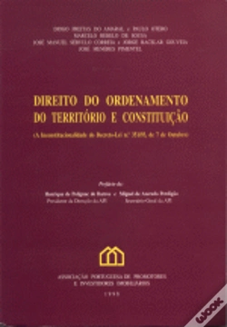 Capa do artigo Direito do Ordenamento do Território e Constituição