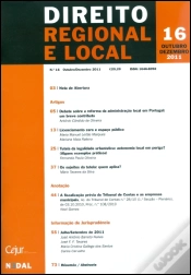 Capa do artigo Direito Regional e Local N.º  16