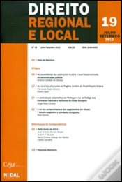 Capa do artigo Direito Regional e Local N.º 19