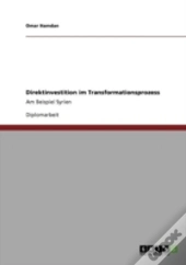 Direktinvestition Im Transformationsprozess