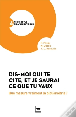 Capa do artigo Dis-Moi Qui Te Cite, Et Je Saurai Ce Que Tu Vaux