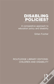 Capa do artigo Disabling Policies?