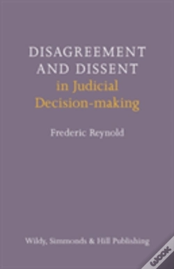 Capa do artigo Disagreement And Dissent In Judicial Decision-Making