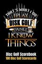 Disc Golf Scorecard - Preview