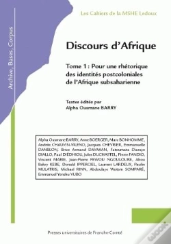 Capa do artigo Discours D'Afrique Tome 1 ; Pour Une Rhétorique Des Identités Postcoloniales D'Afrique Subsaharien