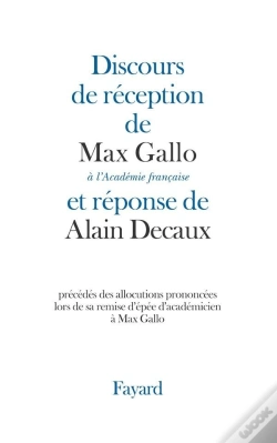Capa do artigo Discours De Réception À L'Académie Française