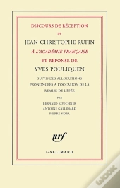Discours De Reception A L'Academie Francaises Et Reponse De Yve