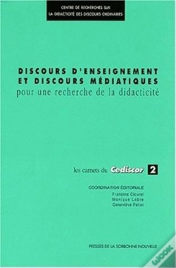 Capa do artigo Discours D'Enseignements Et Discours Médiatiques Pour Une Recherche