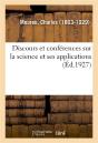 Discours Et Conferences Sur La Science Et Ses Applications - Preview