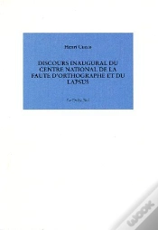 Capa do artigo Discours Inaugural Du Centre National De La Faute D