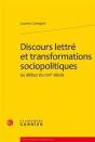 Discours Lettré Et Transformations Sociopolitiques Au Début Du Xvi Siècle - Preview