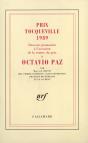 Discours Prononces A L'Occasion De La Remise Du Prix Tocqueville 1989 A Octavio - Preview
