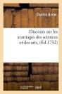 Discours Sur Les Avantages Des Sci Edition 1752 - Preview