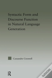 Capa do artigo Discourse Function & Syntactic Form In Natural Language Generation