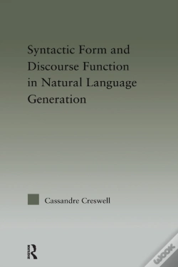 Capa do artigo Discourse Function & Syntactic Form In Natural Language Generation