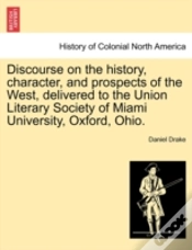 Capa do artigo Discourse On The History, Character, And