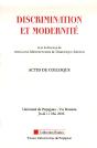 Discrimination Et Modernité - Preview