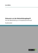 Diskussion Um Den Weiterbildungsbegriff