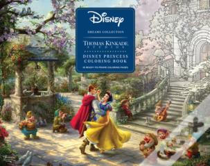 Disney Dreams Collection Thomas Kinkade Studios Disney Princess Coloring Poster