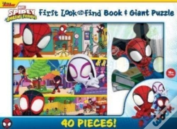 Capa do artigo Disney Junior Mavel Spidy & His Amazing Friends First Look & Find Book & Giant Puzzle