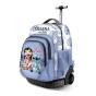 Disney Lilo e Stitch Couple Mochila Trolley GTS FAN, Lilás - Preview
