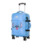 Capa do artigo Disney Lilo e Stitch Face Mala de Cabine 4 Rodas, Azul