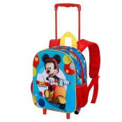 Capa do artigo Disney Mickey Mouse Scooter Mochila 3D com Rodas Pequena, Azul