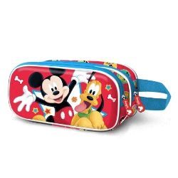 Capa do artigo Disney Mickey Mouse Star Estojo Duplo 3D, Multicolorido