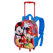 Capa do artigo Disney Mickey Mouse Star Mochila 3D com Rodas Pequena, Multicolorido