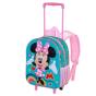 Disney Minnie Mouse Greet Mochila 3D com Rodas Pequena, Turquesa - Preview