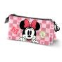Disney Minnie Mouse Journey Estojo Triplo, Rosa - Preview