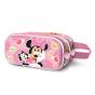 Disney Minnie Mouse Kitten Estojo Duplo 3D, Rosa - Preview